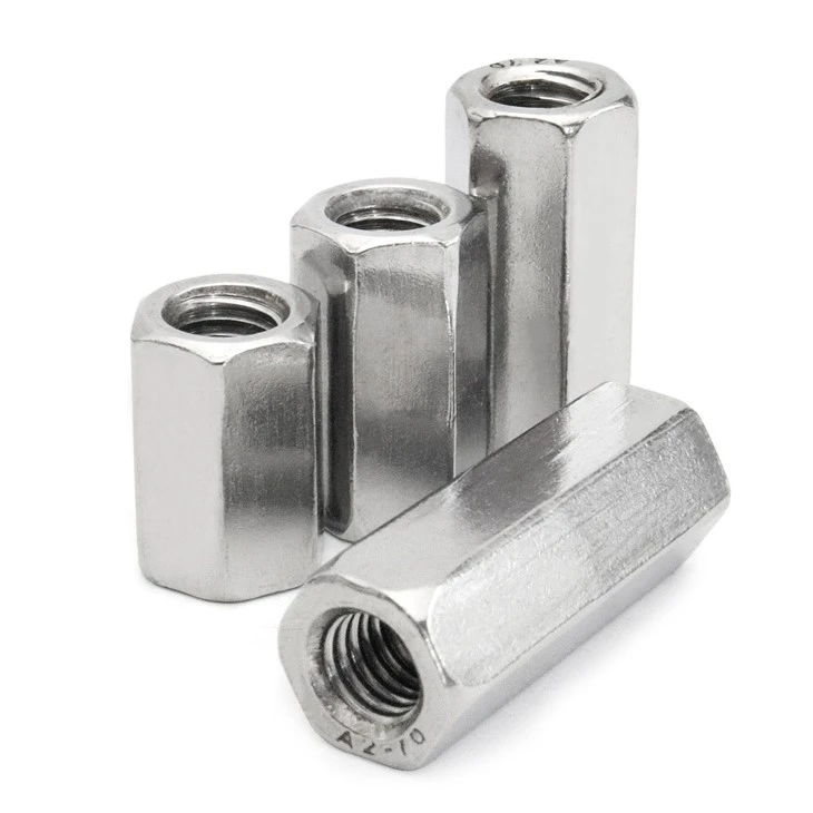 Stainless Hex Coupling Nuts