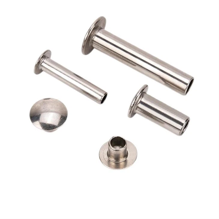 Flat Head Semi-tubular Rivets